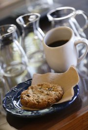 A peanut butter and bacon cookie with chocolate chips at Alchemy Coffee, 1901 Massachusetts St., Suite B.