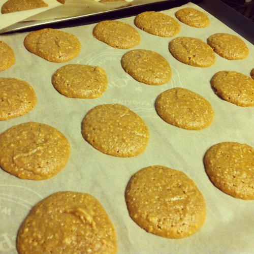 Flourless peanut butter cookies are totally delicious.