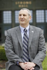 The University of Kansas has named Michael Branicky as the new dean of the School of Engineering. Branicky, who teaches and chairs the Electrical Engineering and Computer Science Department at Case Western Reserve University in Cleveland, will officially take over as dean on July 1. Branicky was touring the KU campus and meeting with faculty Thursday, May 9, 2013.
