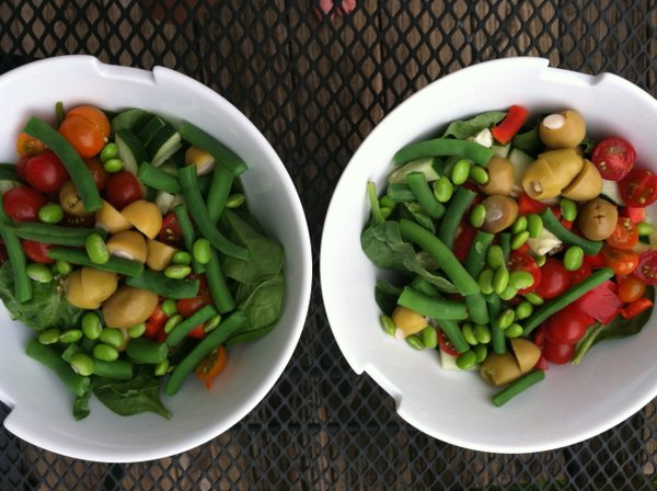 Salad. Salad. Salad.