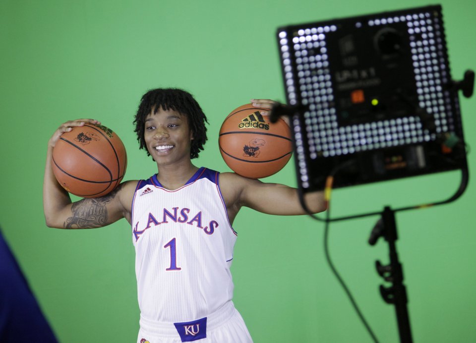 Kansas Women Basketball Media Day 