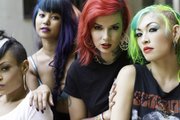 Suicide Girls was founded in 2001 as an online community dedicated to unconventional beauty. Most of the dancers have visible tattoos, piercings and dyed hair.