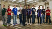 The 2013 Boys All-Area Soccer team, from left, Dustin Seibolt, De Soto, Asher Huseman, Tonganoxie, Austin Johanning, Perry-Lecompton, Chris Allen, Free State, coach Mark Joslyn Baldwin, Nicholas Joslyn, Baldwin, Eric Williams, De Soto, Russell Cloon, Baldwin, Connor Henrichs, Lawrence, Brandon Church, Ottawa.