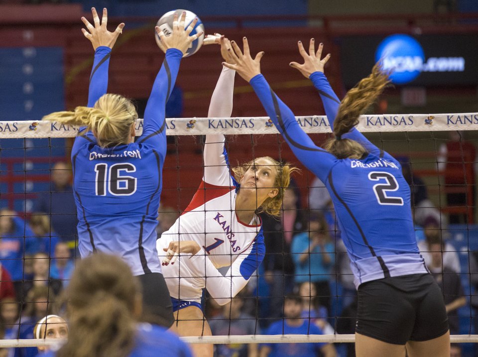 NCAA Volleyball Tournament Kansas Vs. Creighton | KUsports.com