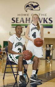 This season's Bishop Seabury Academy basketball teams will feature seniors Marcus Allen and Mariah Smith.