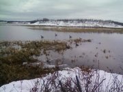 This photo of the terrain around Daniel Andrew's village in southwestern Alaska was taken on a hunting trip.