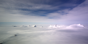 This photo of West Antarctica was taken from NASA's P-3 aircraft in November 2013 during that year's installment of Operation IceBridge, a collaborative project between NASA and the Center for Remote Sensing of Ice Sheets. The photo was taken by Bruno Camps-Raga, a research engineer with CReSIS.