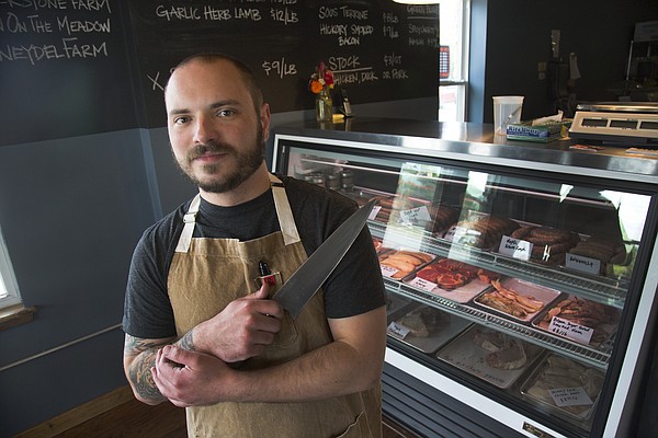Vaughn Good opened Hank Charcuterie just over a week ago at 1900 Massachusetts St. The shop — specializing in charcuterie products made from Kansas-raised animals that are butchered in-house — offers meats including lamb, goat, duck, chicken and pork. Hank also offers daily sandwich specials.
