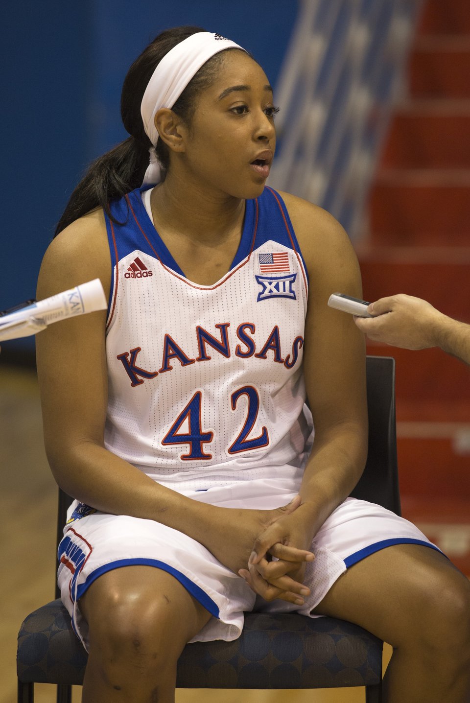 Kansas Womens Basketball 2014 Media Day 