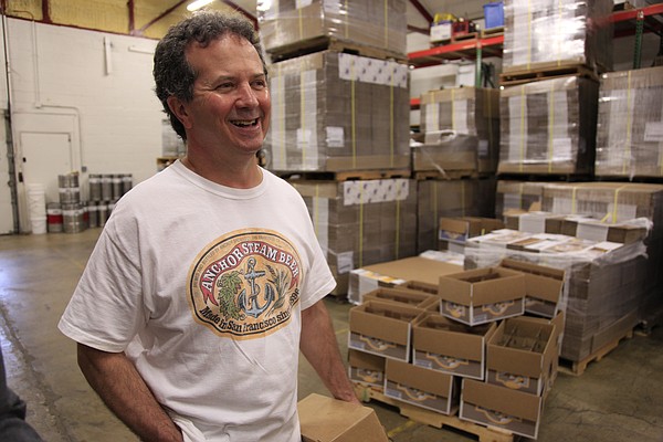 Free State Brewing Co. owner Chuck Magerl, seen here in this 2010 photo, was recently inducted into the Kansas 
Restaurant Hall of Fame. 