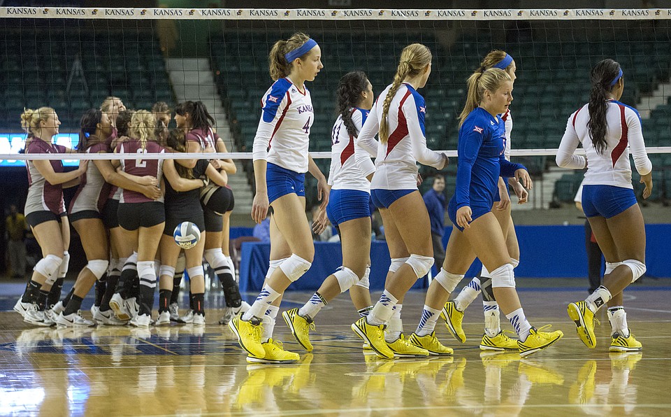 Kansas Volleyball Vs. UALR In NCAAs | KUsports.com