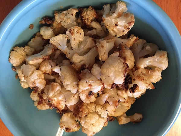 Fragrant, warm and delicious, this roasted cauliflower is perfect for freezing winter days.