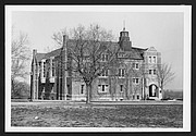 Kansas Memorial Union pictured in the 1930s. The Union opened in 1927. Image courtesy of Kenneth Spencer Research Library, University of Kansas Libraries.
