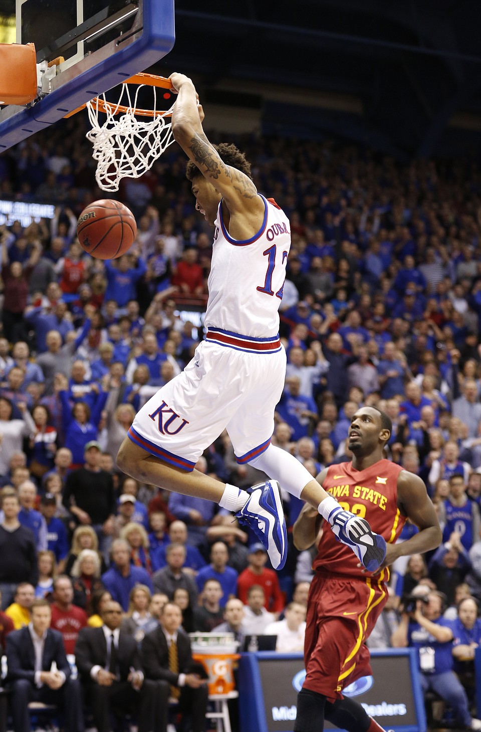Kansas basketball v. Iowa State