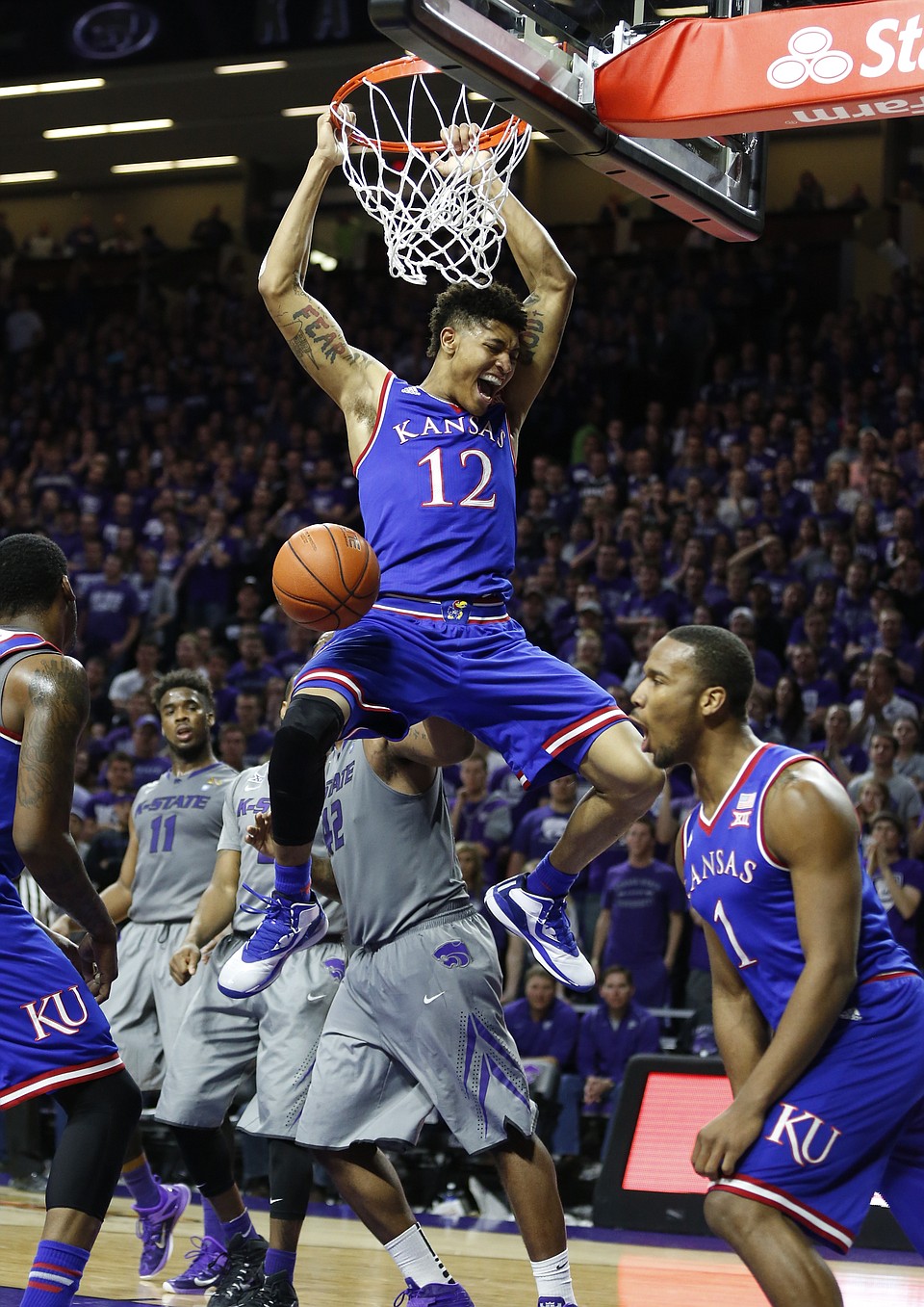 Kansas basketball v. Kansas State