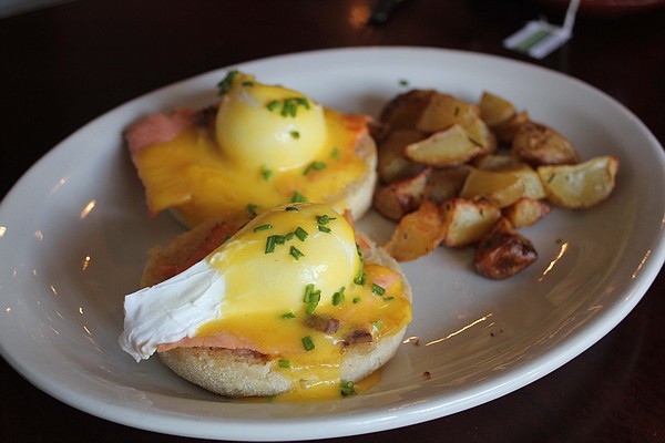 Eggs Benedict from The Roost, which was named best place for breakfast in last year's Best of Lawrence