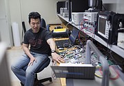 Lei Shi, an electrical engineering doctoral student at KU, is designing on-board collision-avoidance radar for small drones, or unmanned aerial vehicles (UAVs).