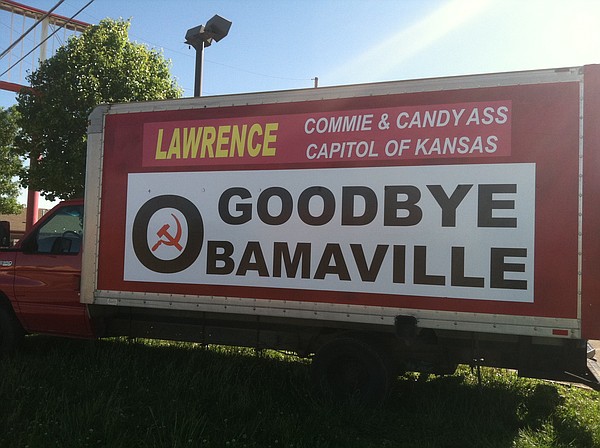 prominent goodbye sign from defunct Payless Furniture that labels ...