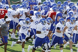 What Caught My Eye At Day 3 Of Ku Football S 2015 Preseason