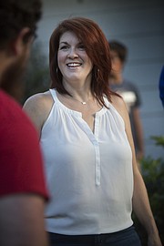 Ann Hause, Technical Director at the Lied Center, recently hosted an event at her home where she and her husband entertained KU students to help kick off the new year.
