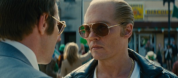 Johnny Depp as James "Whitey" Bulger in "Black Mass"