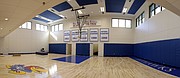 Brandmeyer Family Court, a half-court basketball facility, is one of the highlights of the new $11.2 million McCarthy Hall, which houses the Kansas men's basketball team.