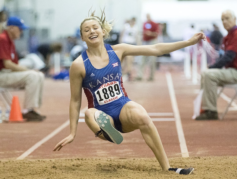 KU track at Jayhawk Classic