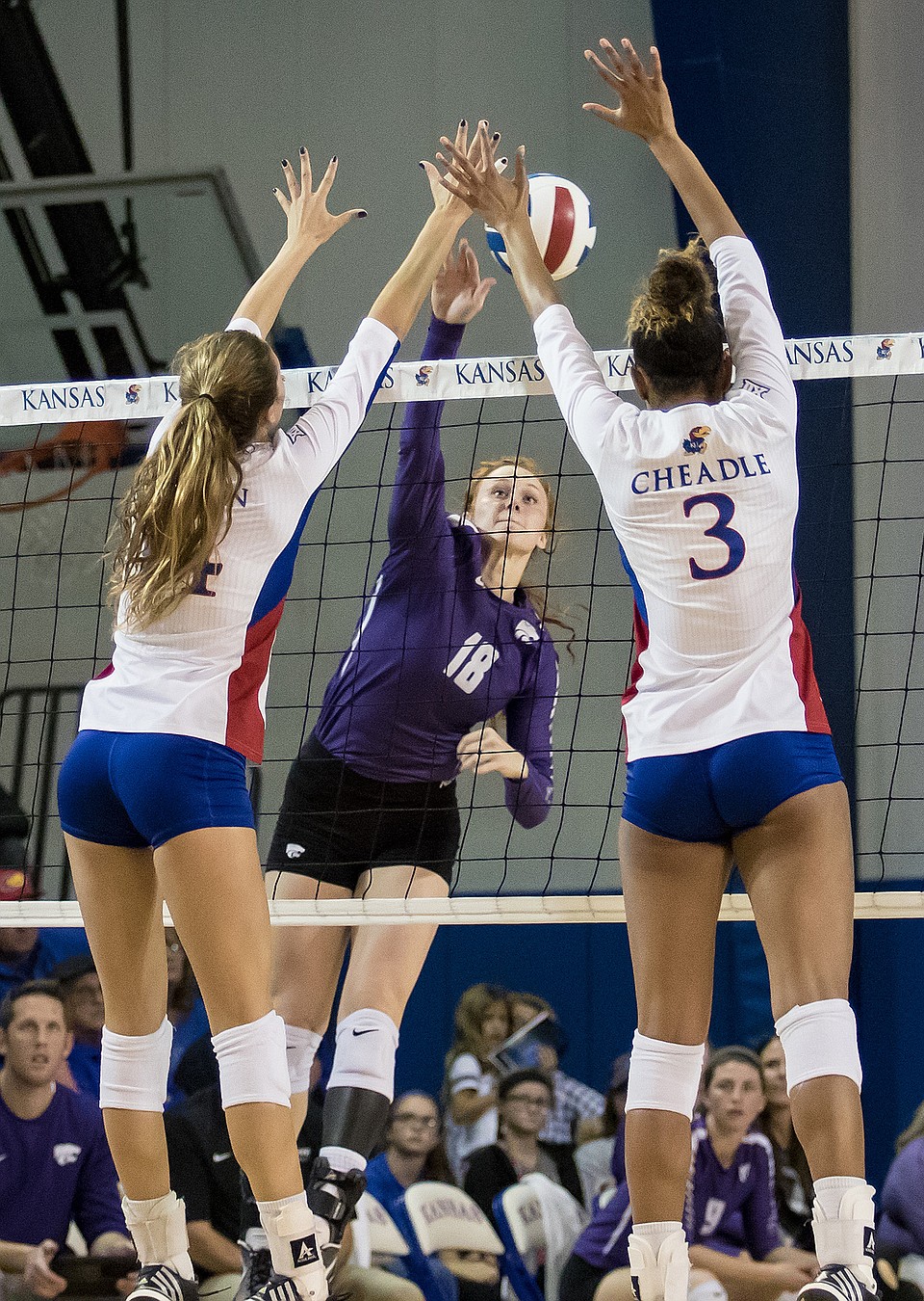 Kansas volleyball vs. Kansas State