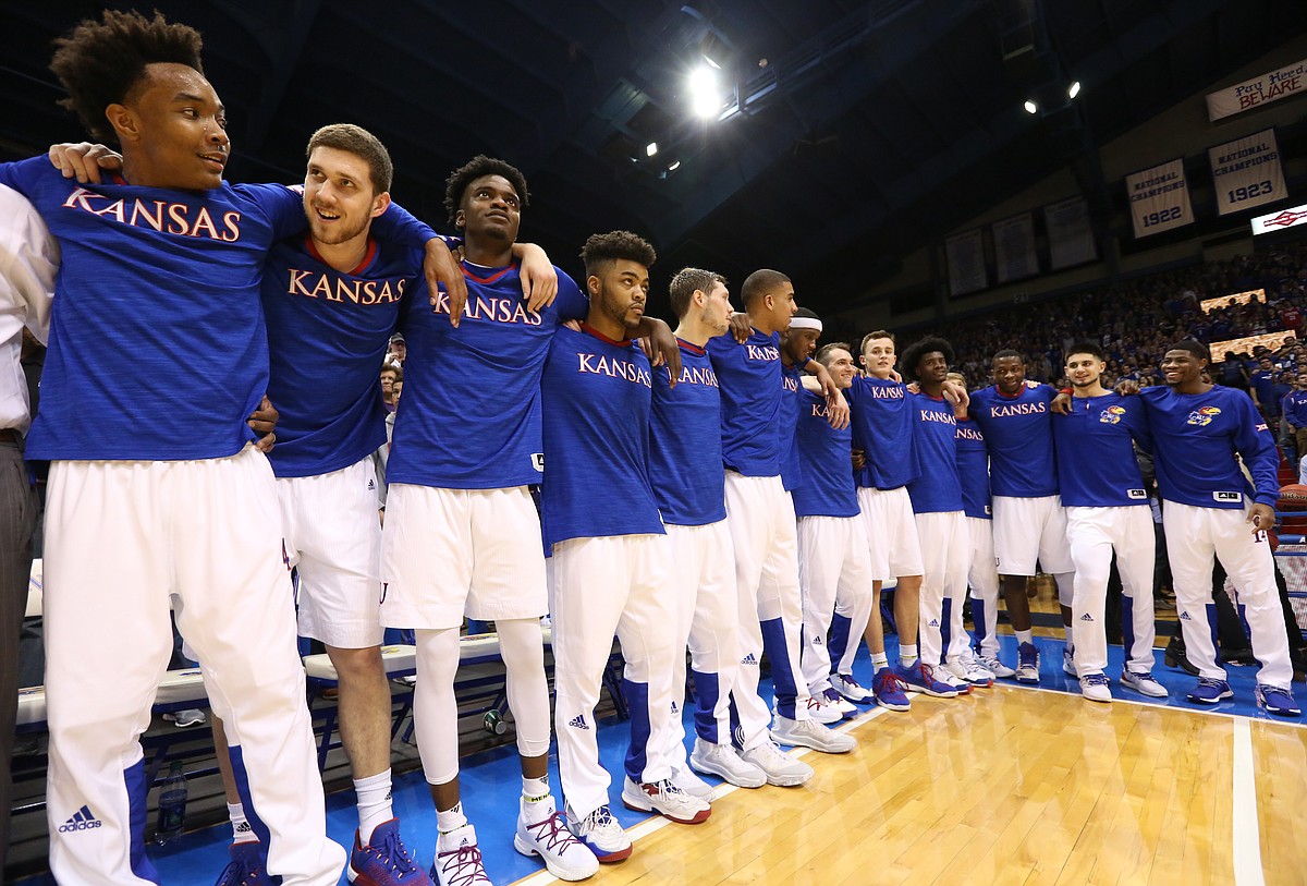 Kansas basketball v. Oklahoma (senior night)