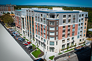 The 888 Lofts, located at 888 New Hampshire St., are serving as a temporary home to members of KU’s chapter of Phi Delta Theta fraternity.