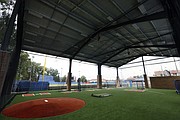 The Rich Jantz Player Development Center, an outdoor baseball hitting and pitching facility adjacent to Hoglund Ballpark at the University of Kansas, was completed in October 2016.