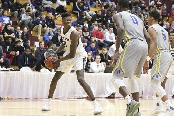 Westtown School's Mo Bamba #11 in action against Hillcrest Prep during a high school basketball game at the 2017 Hoophall Classic on Saturday, January 14,, 2017, in Springfield, MA..