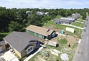 Two Lawrence Habitat for Humanity homes are currently being constructed on the 1900 block of East 17th Street. The city's affordable housing advisory board is recommending that the city fund $75,000 to Habitat for Humanity to construct additional homes.