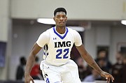 IMG Academy's Silvio De Sousa #22 in action against Wasatch Academy during a high school basketball game at the 2017 Hoophall Classic on Sunday, January 15, 2017, in Springfield, MA.