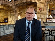 Canadian Consul General Stephane Lessard was in Lawrence Thursday, speaking to business and university audiences about the importance of the North American Free Trade Agreement to the Kansas economy.