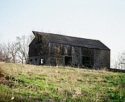 Northeast elevation of Grover Barn, 1981 (Photo by Clay Kappelman, courtesy of the City of Lawrence)