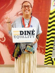 Bry Smiley, a senior at Haskell Indian Nations University, is the main organizer behind the university&squot;s first ever two-spirit powwow, slated for 2 p.m. to midnight Saturday, Feb. 24. "Two-spirit" refers to the Native American concept of fluid gender identities.