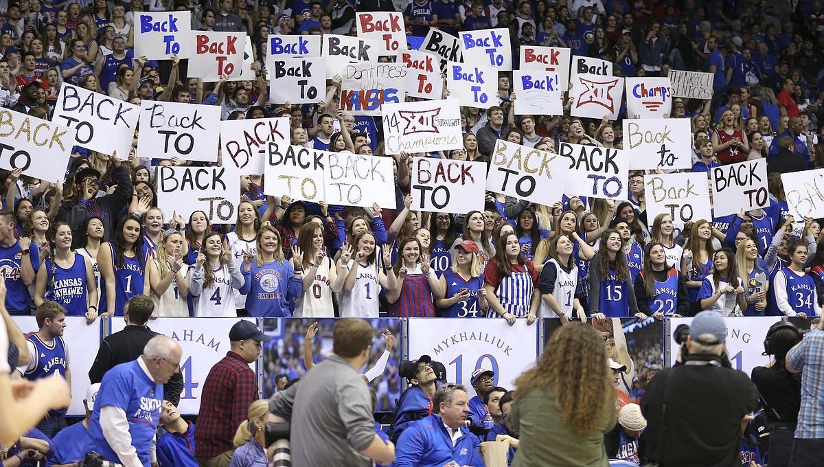 Kansas basketball v. Texas (senior night)