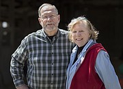 Rep. Tom Sloan talks next to his wife, Gail, about his post-Legislature plans, which he says could involve a vacation to watch spring training baseball — something he has been unable to do while serving in the state Legislature.