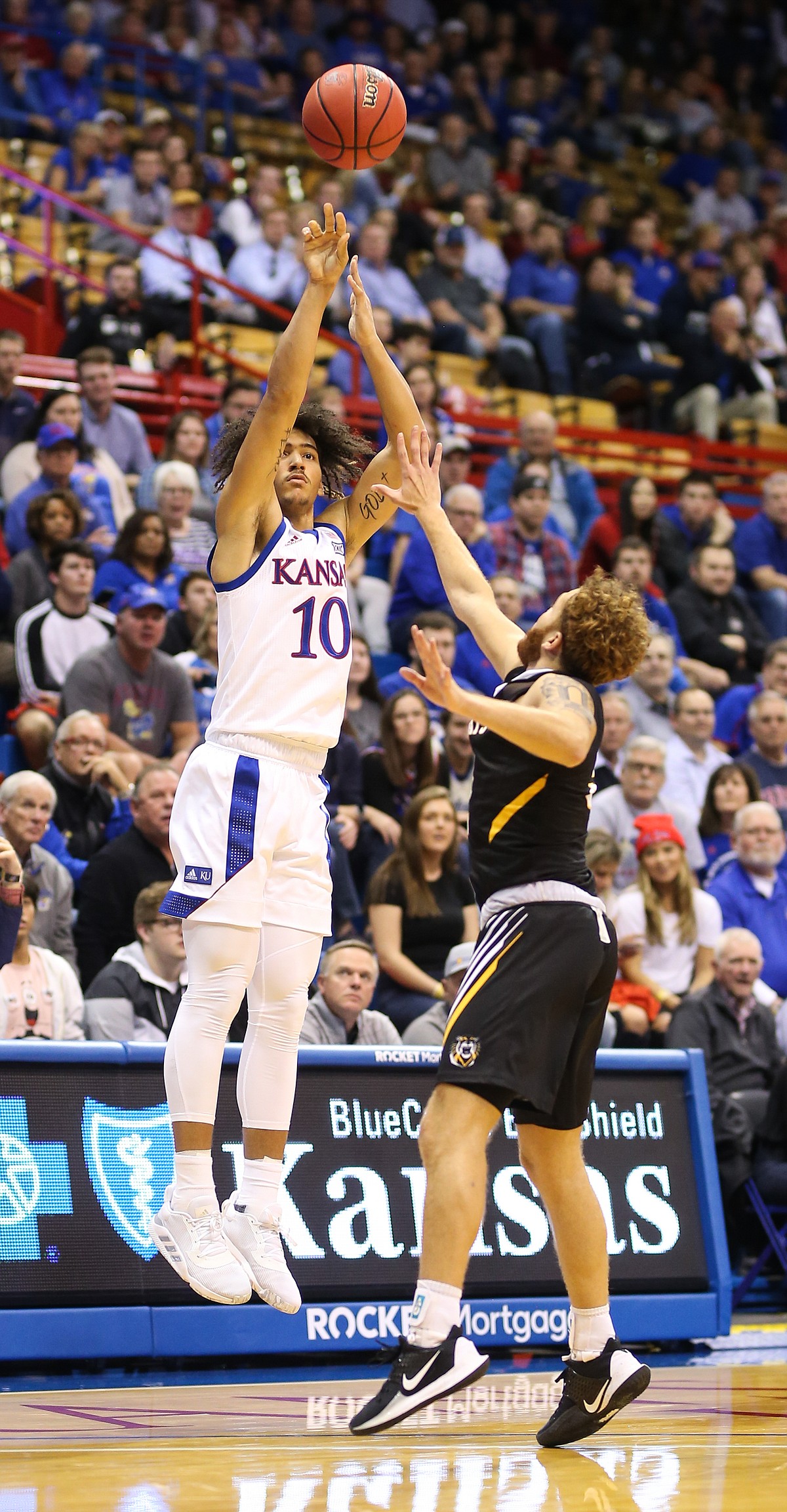 KU freshman Jalen Wilson back at practice but still a couple of weeks