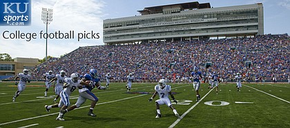 KUSports.com college football staff picks.