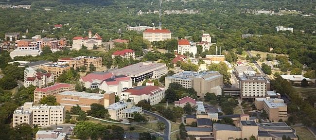 Kansas University, seen from the air.