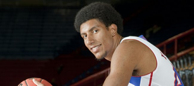 Kevin Young is one of four seniors on the 2012-13 KU men's basketball team.