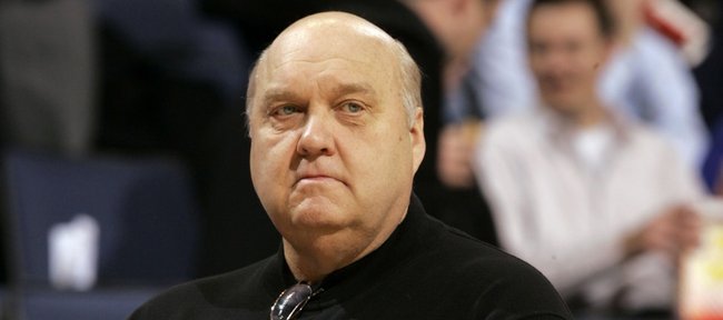 In this Jan. 14, 2009, photo, Saint Louis coach Rick Majerus stands on the sidelines during a game against Massachusetts in St. Louis. Majerus died Saturday at the age of 64.