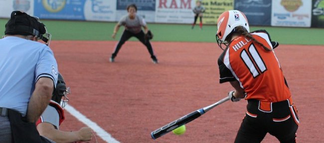 In her first season with the Chicago Bandits of National Professional Fastpitch, Maggie Hull-Tietz is hitting .250 with appearances in 20 — or about half — of the league-leading Bandits’ games.
