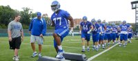 KU offensive tackle Sterling a changed man