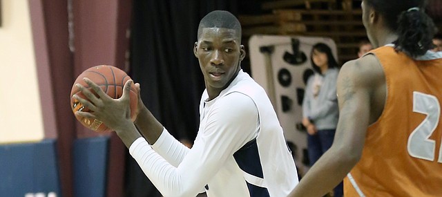 Our Savior New American's Cheick Diallo #13 in action against Rise Academy (PA) during their high school basketball game in Centereach, NY on Thursday, January 15, 2015. Our Savior won the game.