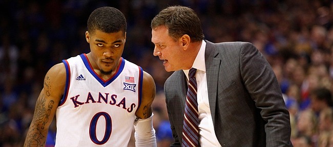 Kansas head coach Bill Self, point guard Frank Mason and the Jayhawks will open their season tonight with an exhibition game with Pittsburg State.