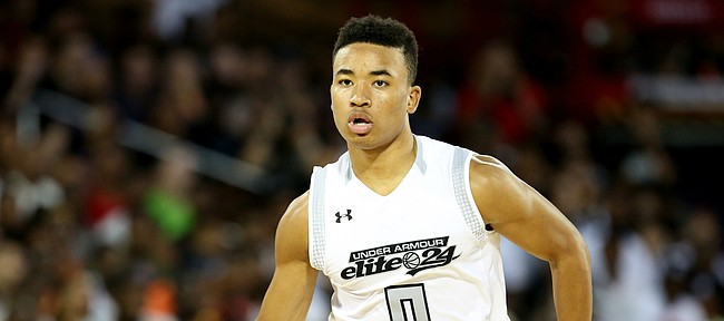 FILE — Team Clutch''s Devon Dotson #0 in action against Team Drive in the Under Armour Elite 24 game on Saturday, August 20, 2016 in Brooklyn, NY. (AP Photo/Gregory Payan)