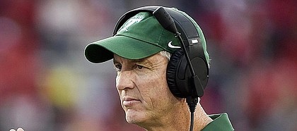 Tulane head coach Willie Fritz watches from the sidelines during the second half of an NCAA college football game against Houston, Saturday, Nov. 12, 2016, in Houston. Houston won 30-18. (AP Photo/Eric Christian Smith)